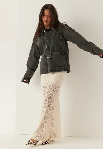 Denim jakke dame