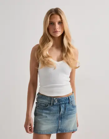 Levis skjørt, kort, mini, denim